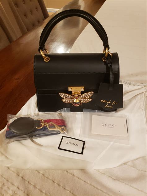 gucci bag with bee black|gucci handbags with bumble bee.